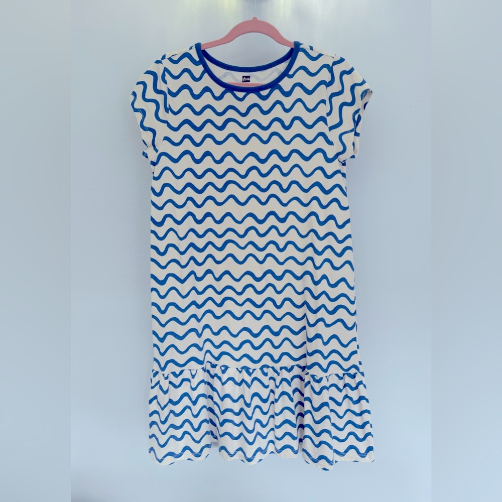 Girls Blue and White Tea Collection Dress size 12